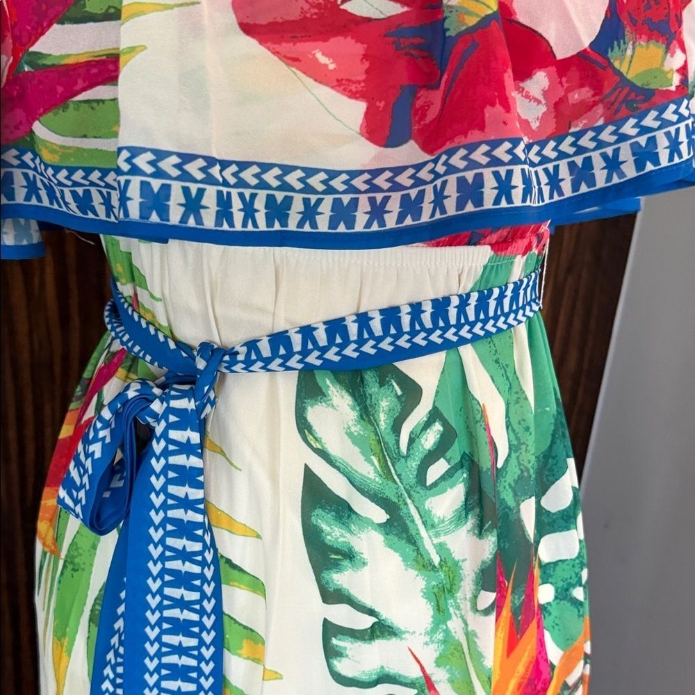 Jealous Tomato Multicolor Floral Maxi Dress - Picture 4 of 5